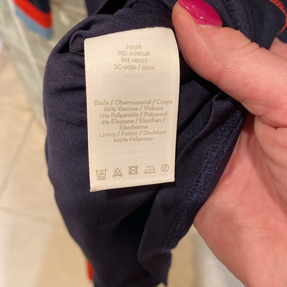 Boden navy jersey midi dress - Picture 8 of 8